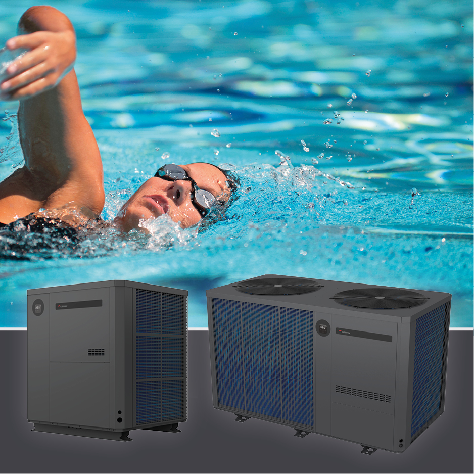 Swimming pool heat pumps with inverter technology