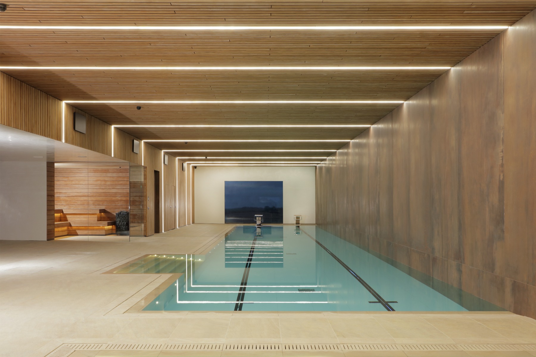 Residential training swimming pool