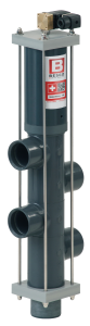 Backwash valve with 90mm solvent connections @ 300mm centres photo