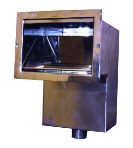 Complete s/s front access skimmer with 2