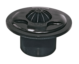 1.5” Fixed grate inlet - black photo