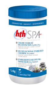 hth Spa 20g Multifunctional Stabilised Chlorine Tablets - 1.2kg (6 per pack) photo