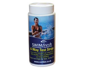 Swimfresh Test Strips - bottle of 50 test for chlorine, bromine, pH & alkalinity photo