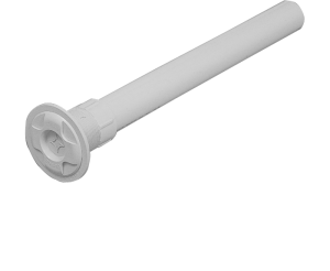 1.5” Vacuum point c/w plumbed pipe (approx 550mm) - white photo